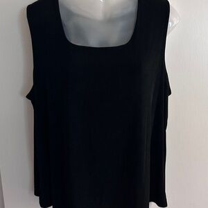 French Laundry brand women’s Black Tank top size 1X. 6 % Spandex, 94 % A…​​​